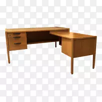 世纪中叶现代丹麦现代木制桌椅