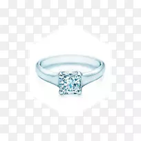 订婚戒指蒂芙尼公司结婚戒指潘多拉-纸牌戒指