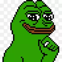 佩佩青蛙像素艺术位/波尔/-人