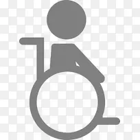 轮椅电脑图标残疾剪辑艺术-轮椅