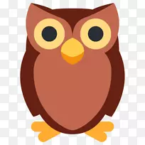 Emojipedia猫头鹰表情符号-表情符号
