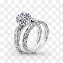 订婚戒指结婚戒指珠宝钻石结婚戒指