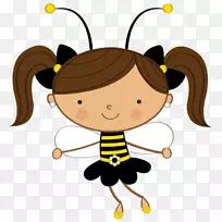 大黄蜂昆虫绘制剪贴簿-蜜蜂