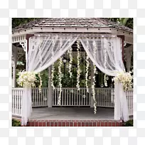 露台婚礼桌后院仪式-婚礼