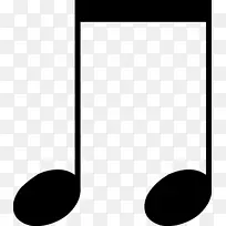 第八音符束重复符号音符季度音符
