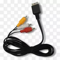 PlayStation 2电缆卡座rgb彩色模型电连接器