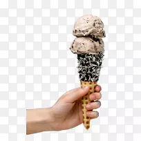 巧克力冰淇淋锥味冰淇淋