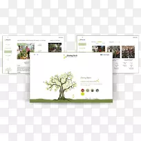 响应式网页设计品牌定制软件企业社会责任-微型商业海报