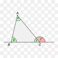 三角形元素外角定理内角三角形