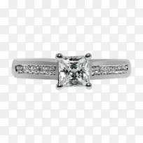 订婚戒指珠宝纸牌钻石戒指