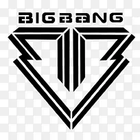 BigBang活生生的k-POP gd&top徽标