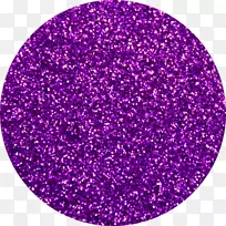 闪闪发光的化妆品紫色眼影紫丁香紫色