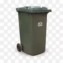 垃圾桶和废纸篮塑料轮式垃圾箱废物管理