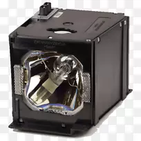 计算机系统冷却部件计算机外壳和外壳.灰色投射灯