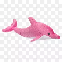 亚马逊河海豚毛绒玩具娃娃海豚玩具