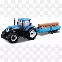 拖拉机新荷兰农业Bburago压铸玩具1：32比例拖拉机