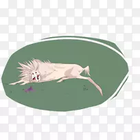 无边无际的森林卡通狗
