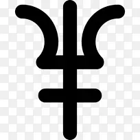 海王星星象符号行星符号