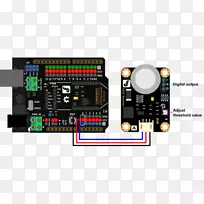 Arduino传感器模拟信号二氧化碳电压