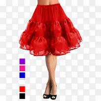 20世纪50年代滑移衬裙-连衣裙