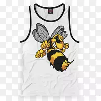 非洲黄蜂大黄蜂蜜蜂