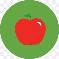 电脑图标苹果有机食品-苹果