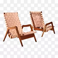 Eames躺椅，桌子，织带家具.躺椅
