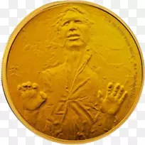 汉人个人硬币阿纳金天行者星球大战Chewbacca硬币