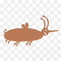 国内兔昆虫剪贴画昆虫卡通