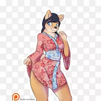 Shiba Inu毛茸茸的粉丝，狐狸-人