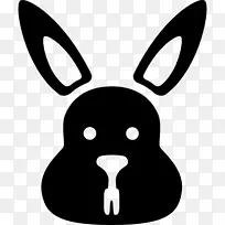 欧洲兔子复活节兔子剪贴画-兔子