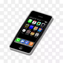 iPhone智能手机剪贴画-iPhone