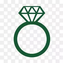 订婚戒指结婚戒指金夹艺术戒指