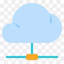 计算机图标云存储计算机网络云计算剪贴画云计算