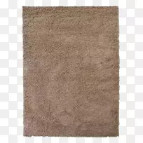棕色地毯米黄色长方形地毯