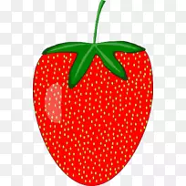 草莓酥饼食品夹艺术.卡通草莓汁滴