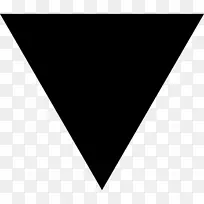 黑色三角形计算机图标箭头符号三维图形和牙痛立体图