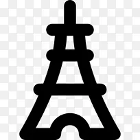 电脑图标埃菲尔铁塔剪贴画巴黎塔楼