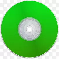 光盘dvd电脑图标光盘包装LightScribe-psdGreen
