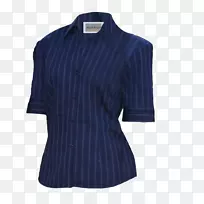 亚马逊(Amazon.com)浴袍袖子衬衫-欧洲女式边线条纹