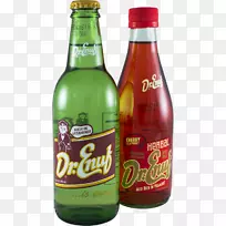 医生喝汽水。能量饮料根啤酒