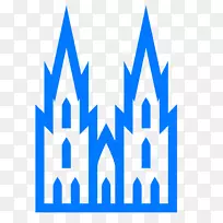 科隆大教堂计算机图标字体-大教堂