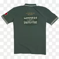 运动迷球衣t恤马球衫标志领灵感来自绿色滑板猫头鹰
