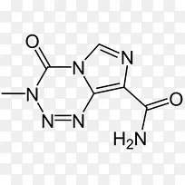 替莫唑胺乙二胺四乙酸分子化学化合物