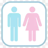 公共厕所卫生间冲水马桶性别标志-厕所