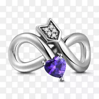 紫水晶手镯银珠-周年纪念推广x下巴
