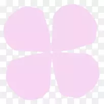 粉红m字型设计