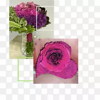花园玫瑰，花卉设计，花束，母亲节花