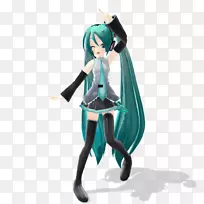 Hatsune Miku MikuMikudan黑色摇滚沙漠动画-Hatsune Miku