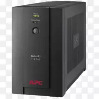 施耐德电气apc支持up1400va 700.00 ups apc由施耐德电力公司的电涌保护器-计算机